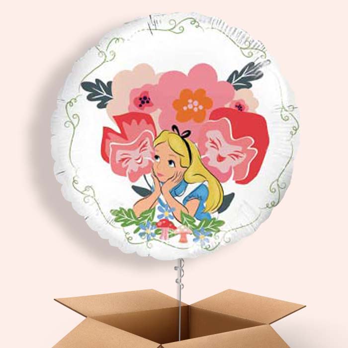 Alice in Wonderland Balloons in a Box - 1 Balloon | Small Indoor Plants