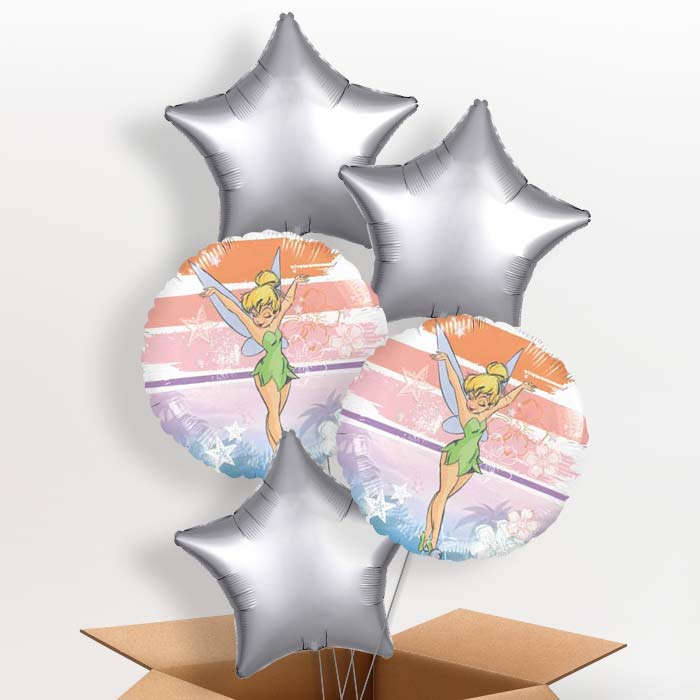 Tinkerbell Balloons in a Box - 5 Balloon | Small Indoor Plants