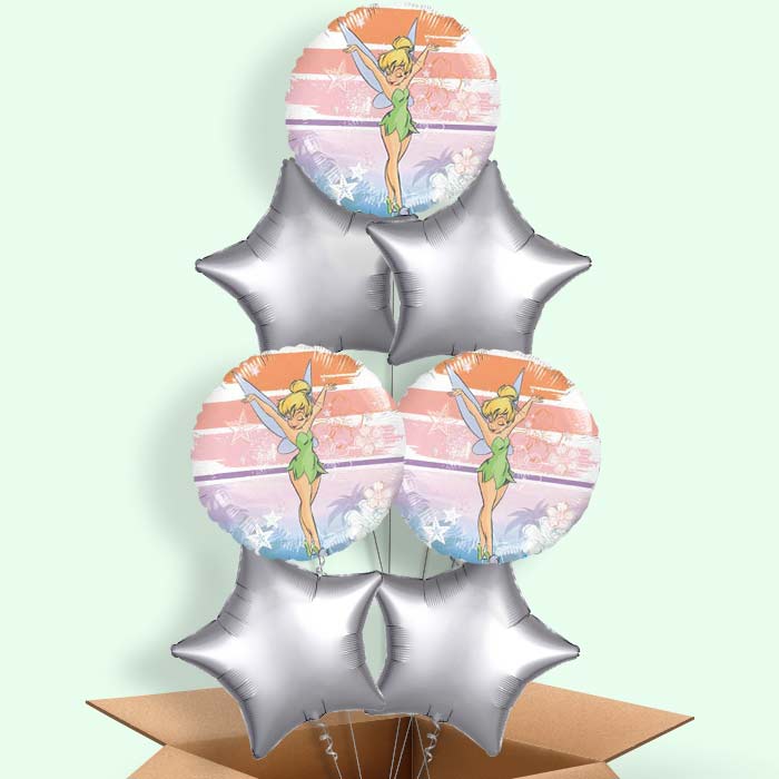 Tinkerbell Balloons in a Box - 7 Balloon | Small Indoor Plants