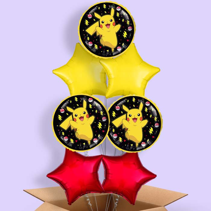 Pokemon Pikachu Helium Balloon in a Box - 7 Balloon | Small Indoor Plants