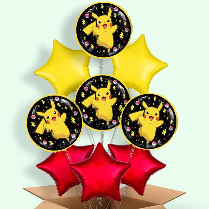 Pokemon Pikachu Helium Balloon in a Box - 9 Balloon | Small Indoor Plants