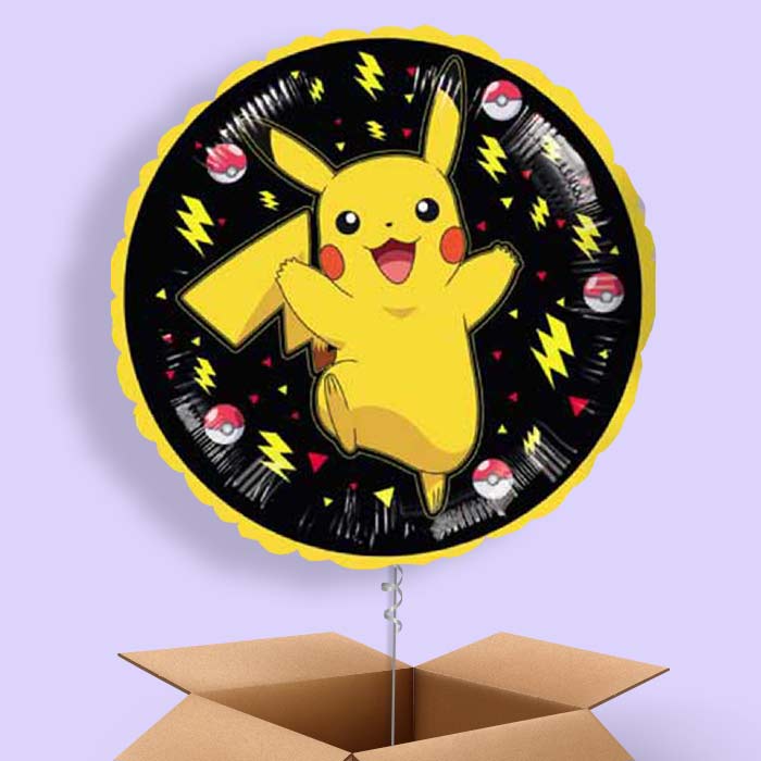 Pokemon Pikachu Helium Balloon in a Box - 1 Balloon | Small Indoor Plants