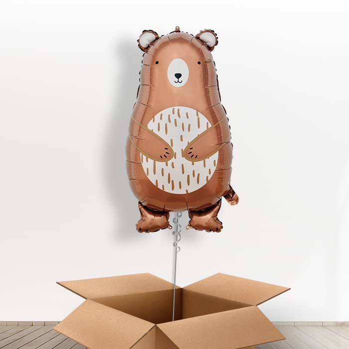 Mummy Bear Foil Balloon in a Box