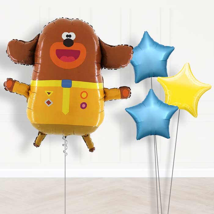 Hey Duggee Inflated Helium Balloons Delivered - Plain Bouquet | Small Indoor Plants