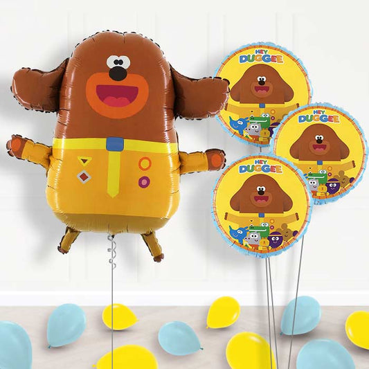 Hey Duggee Inflated Helium Balloons Delivered - Themed Bouquet and Latex | Small Indoor Plants