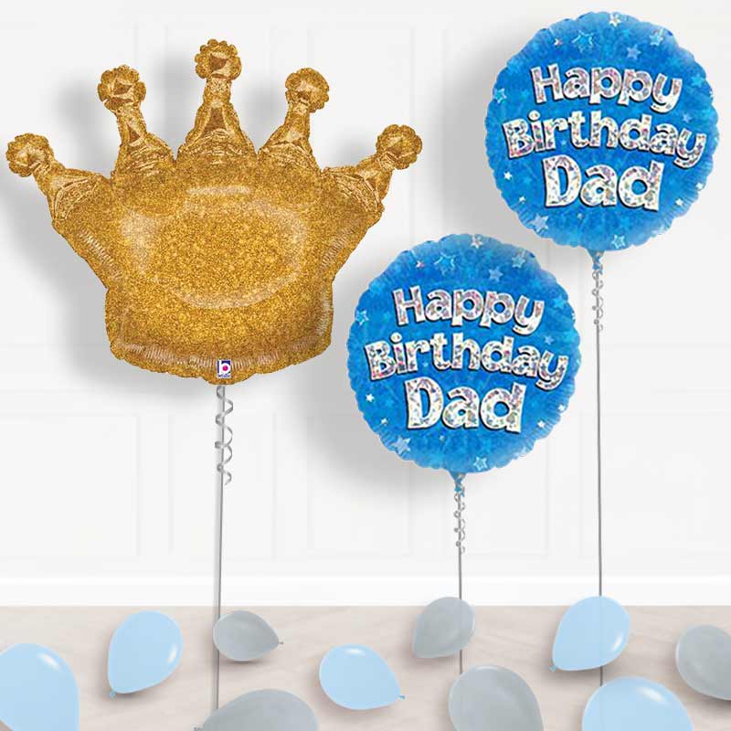 Happy Birthday Dad Balloon Delivery in a Box