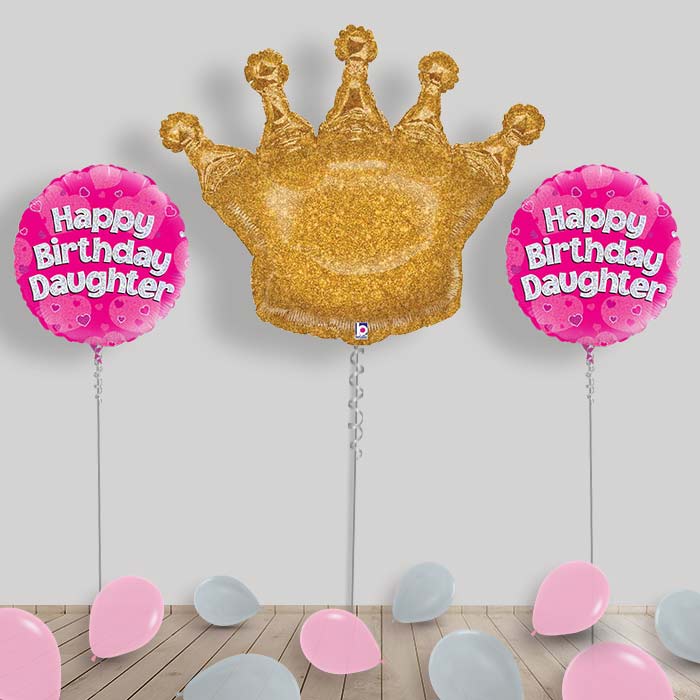 Happy Birthday Daughter Balloon Package
