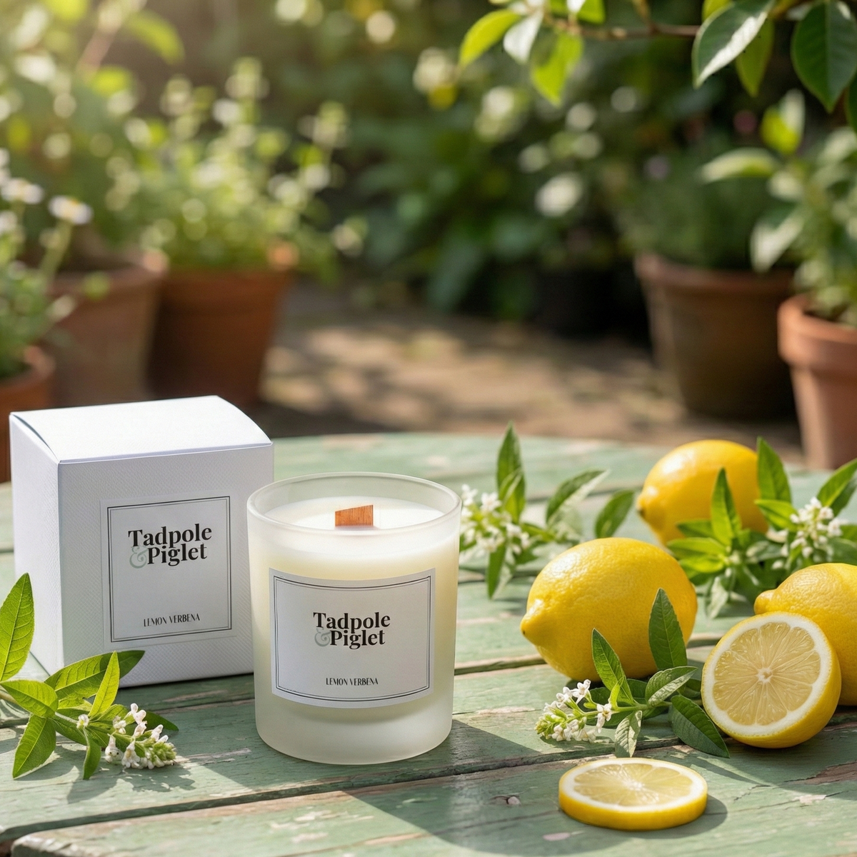 Lemon Verbena Scented Candle