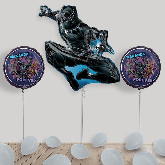 Black Panther Balloon Display in a Box - Package | Small Indoor Plants