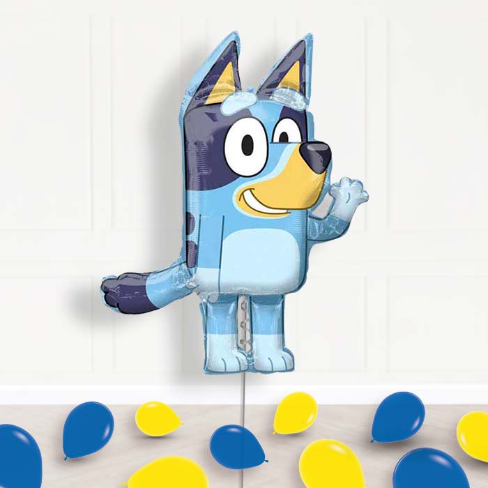 Bluey Balloon Display Package Delivered Inflated