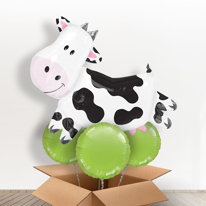 Giant Cow Balloon in a Box Gift