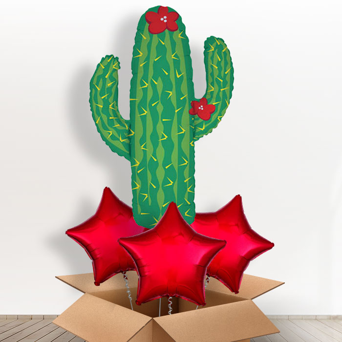 Giant Cactus Balloon in a Box