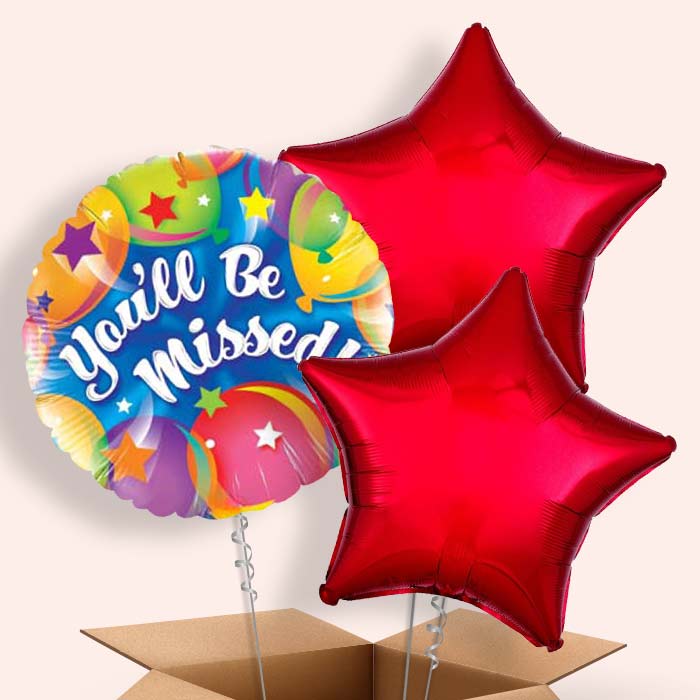 You'll be Missed Balloon in a Box