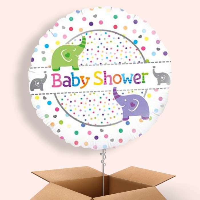 Baby Shower Balloon Boxes (Elephant) - 1 Balloon | Small Indoor Plants