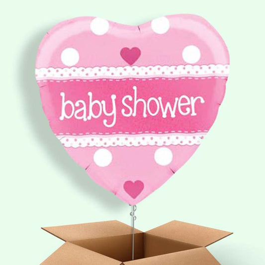 Pink Baby Shower Balloons Delivered Inflated - 1 Balloon | Small Indoor Plants