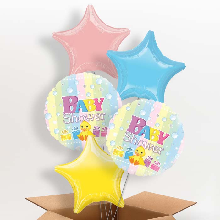 Baby Shower Helium Balloon in a Box (Duck)