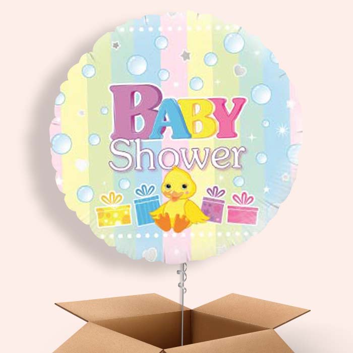 Baby Shower Helium Balloon in a Box (Duck)