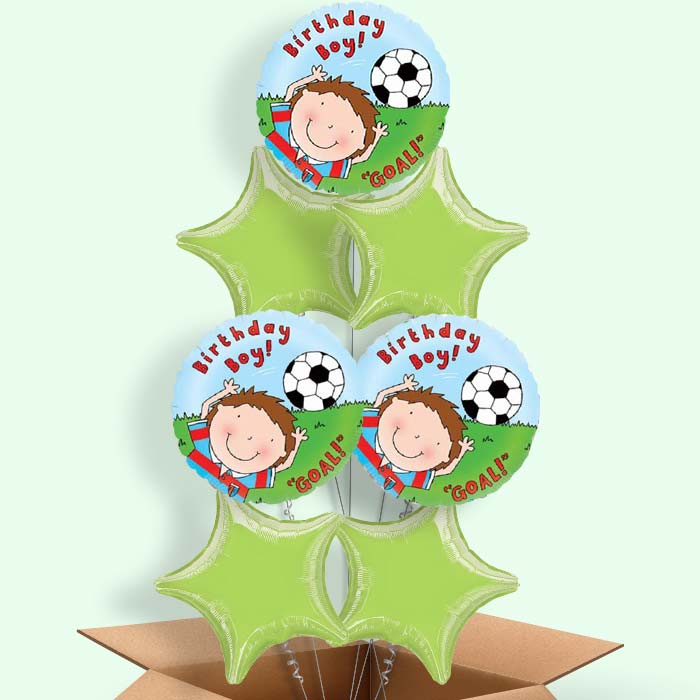 Football Birthday Boy Balloons Delivered