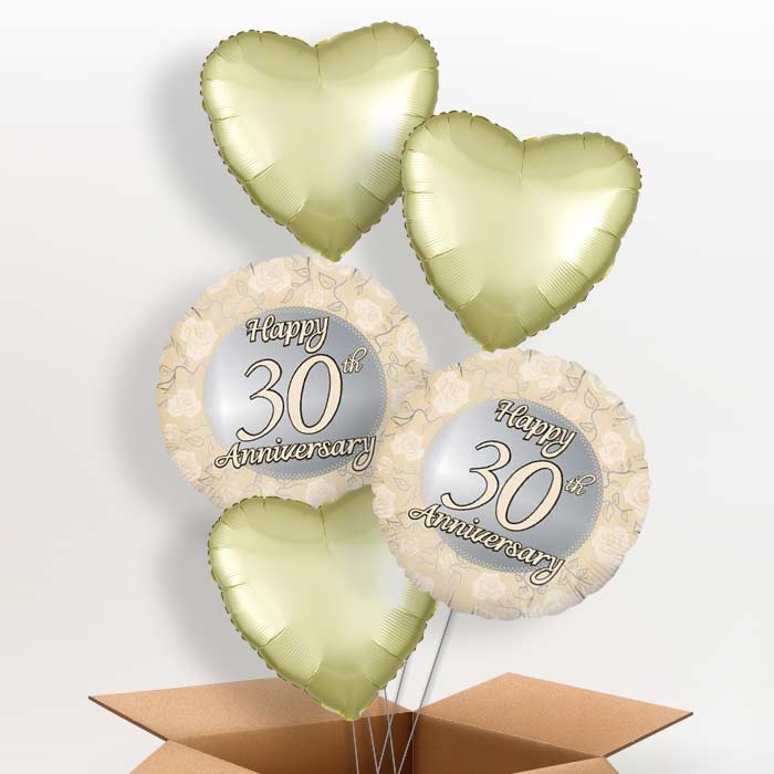 30th Wedding Anniversary Balloon in a Box