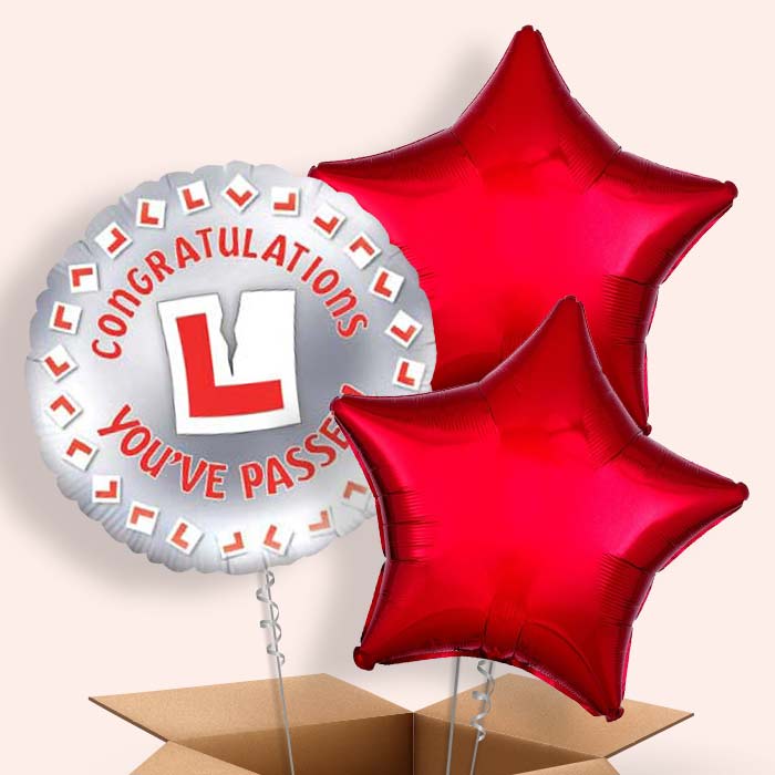 Passed Driving Test Balloon in a Box