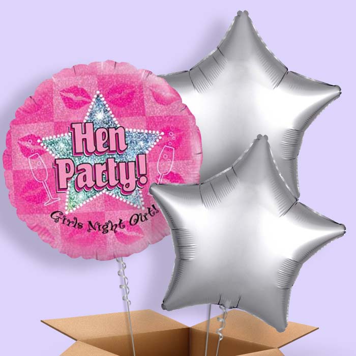 Hen Party Balloons in a Box (Night Out)