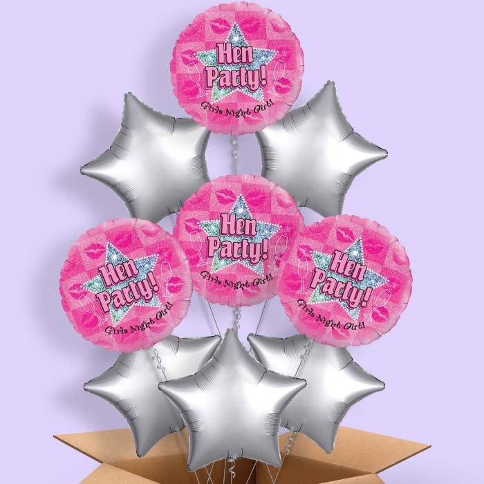 Hen Party Balloons in a Box (Night Out)