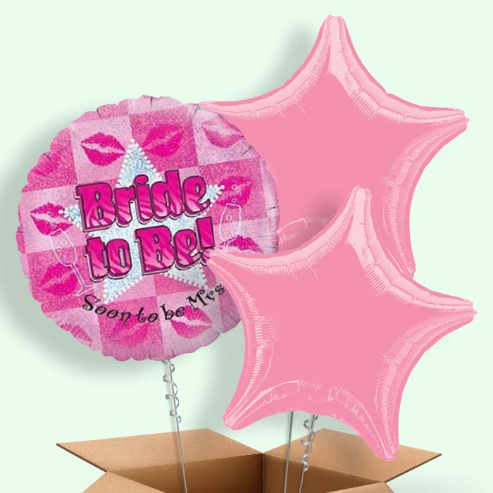 Bride to Be Balloons in a Box (Mrs)
