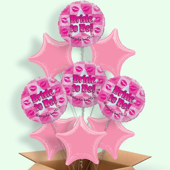 Bride to Be Balloons in a Box (Mrs)