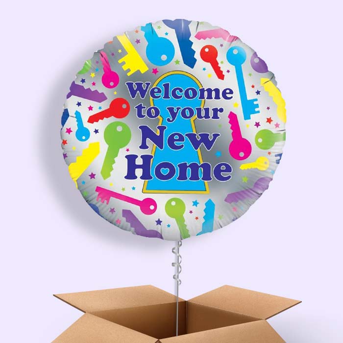 Welcome to Your New Home Balloons in a Box
