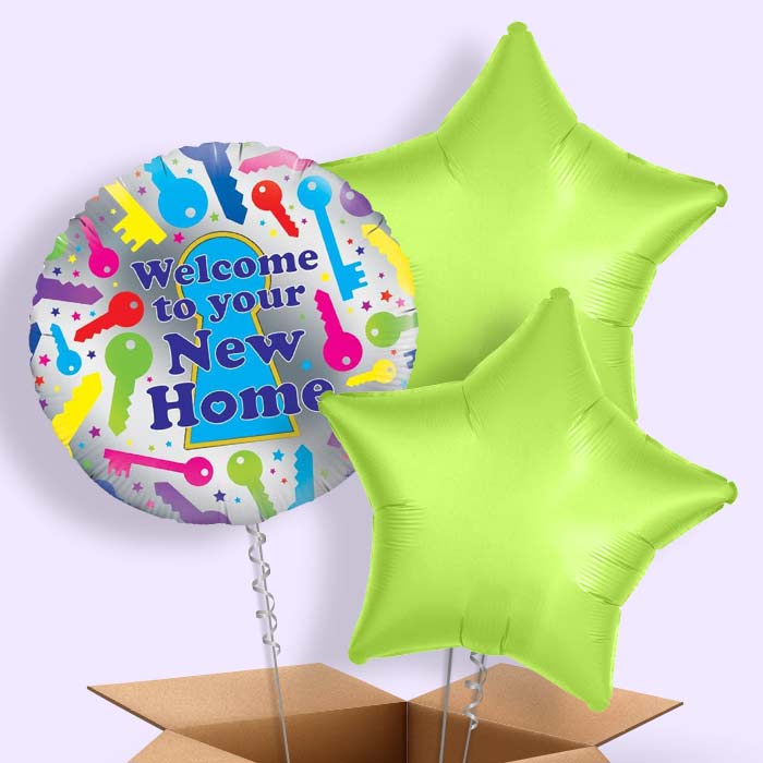 Welcome to Your New Home Balloons in a Box