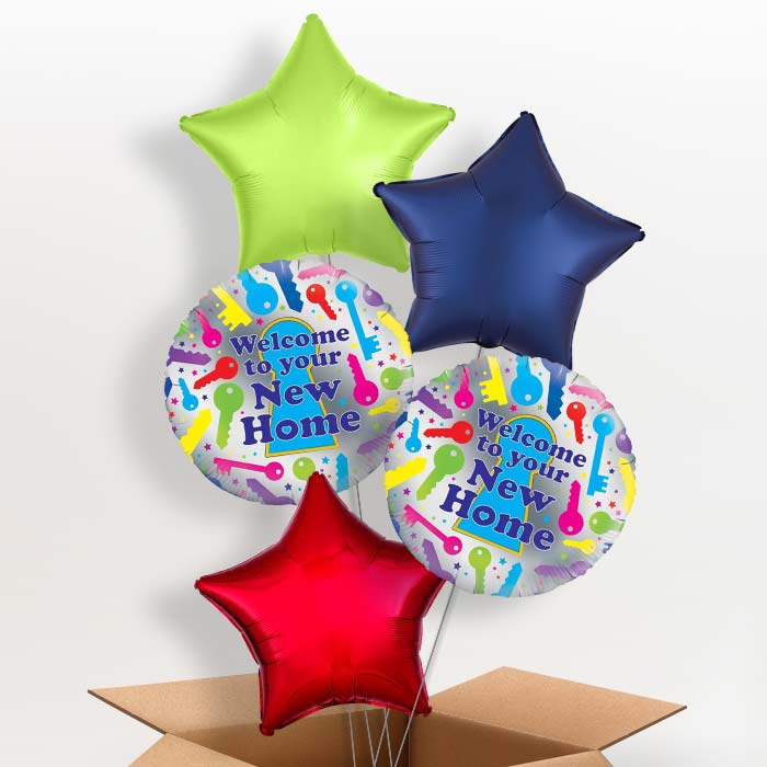 Welcome to Your New Home Balloons in a Box