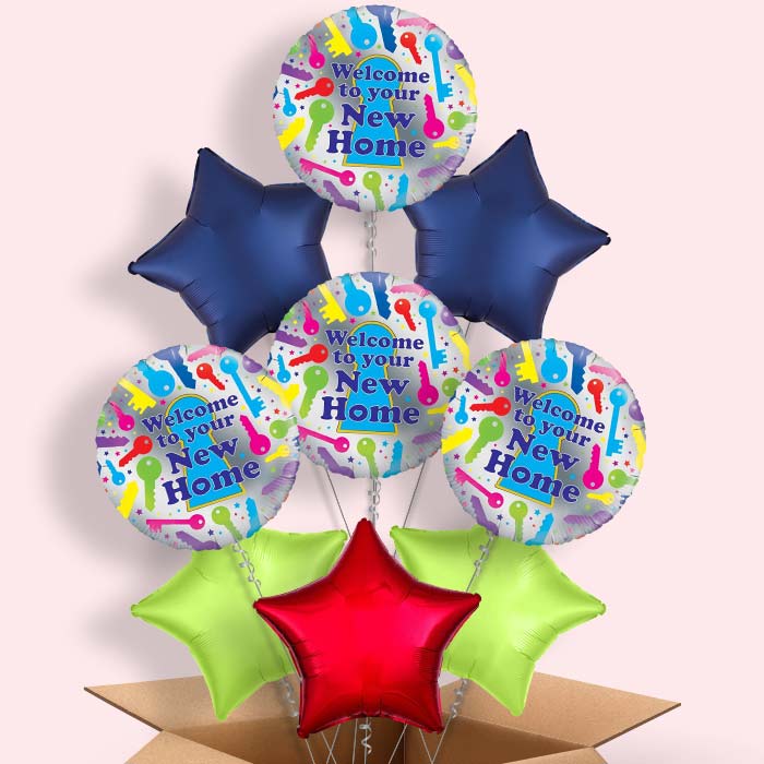 Welcome to Your New Home Balloons in a Box