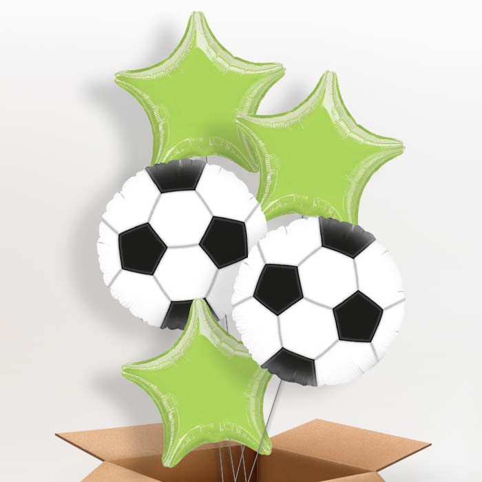 Football Helium Balloons in a Box
