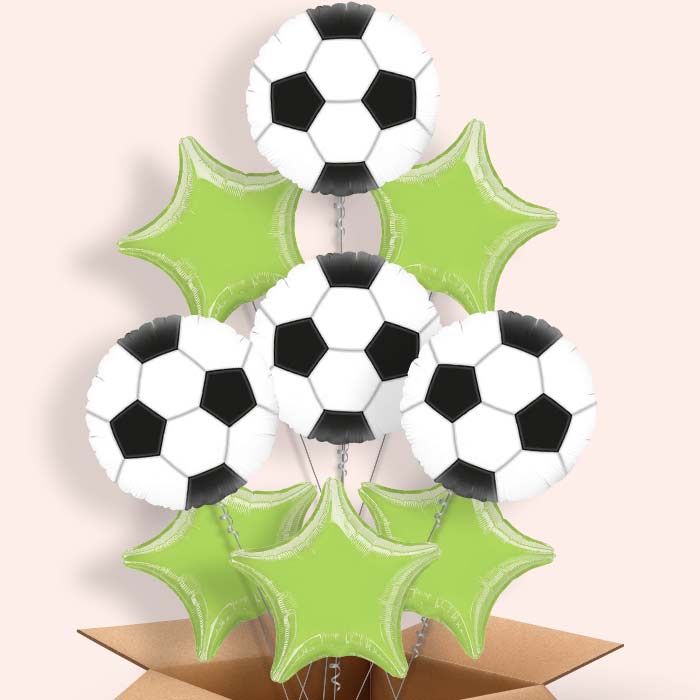 Football Helium Balloons in a Box