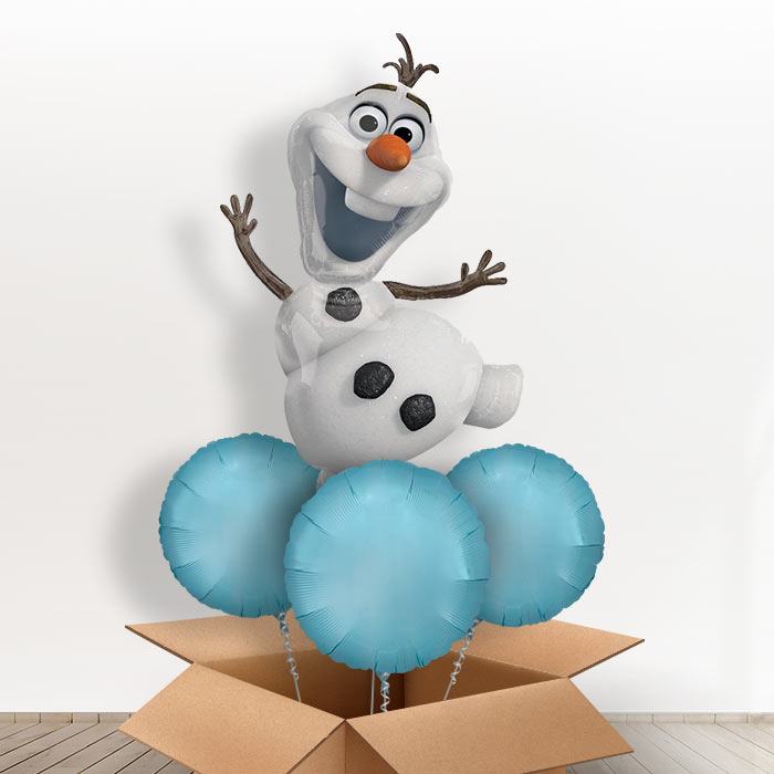 Giant Olaf Balloon in a Box - With 3 Themed Balloons | Small Indoor Plants