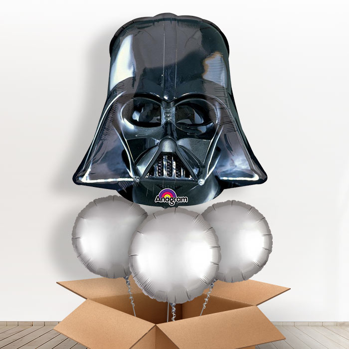 Giant Darth Vader Balloon in a Box - With 3 Themed Balloons | Small Indoor Plants