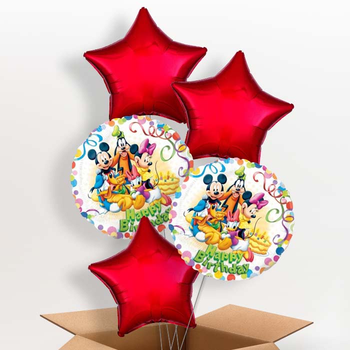 Mickey Mouse Balloon in a Box (Friends) - 5 Balloon | Small Indoor Plants