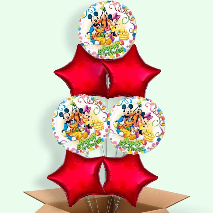 Mickey Mouse Balloon in a Box (Friends) - 7 Balloon | Small Indoor Plants