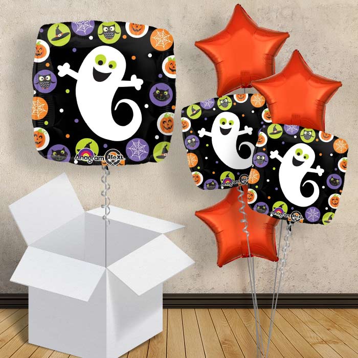 Ghost Balloon in a Box (Circles) - 1 Balloon | Small Indoor Plants