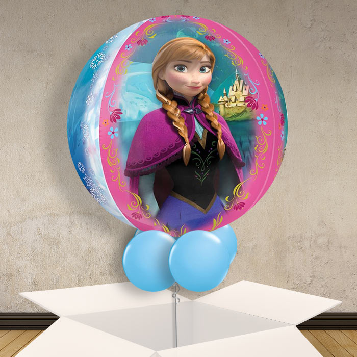 Frozen Anna and Elsa Orb Balloon in a Box - Orbz Balloon | Small Indoor Plants