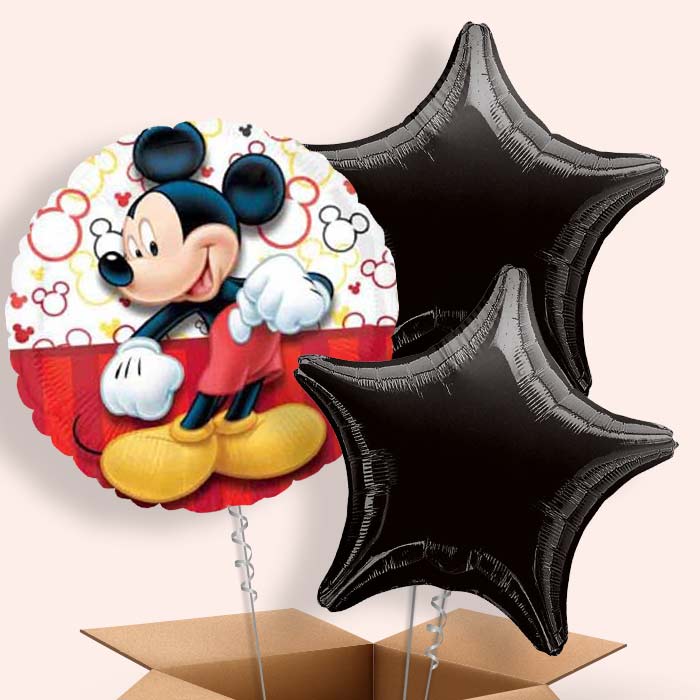 Mickey Mouse Foil Balloon in a Box (Red) - 3 Balloon | Small Indoor Plants