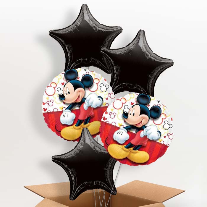 Mickey Mouse Foil Balloon in a Box (Red) - 5 Balloon | Small Indoor Plants