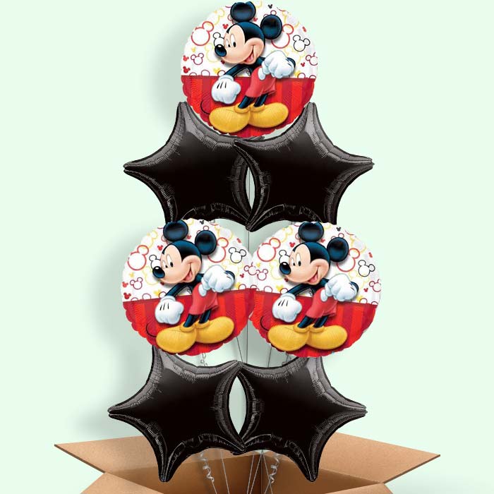 Mickey Mouse Foil Balloon in a Box (Red) - 7 Balloon | Small Indoor Plants