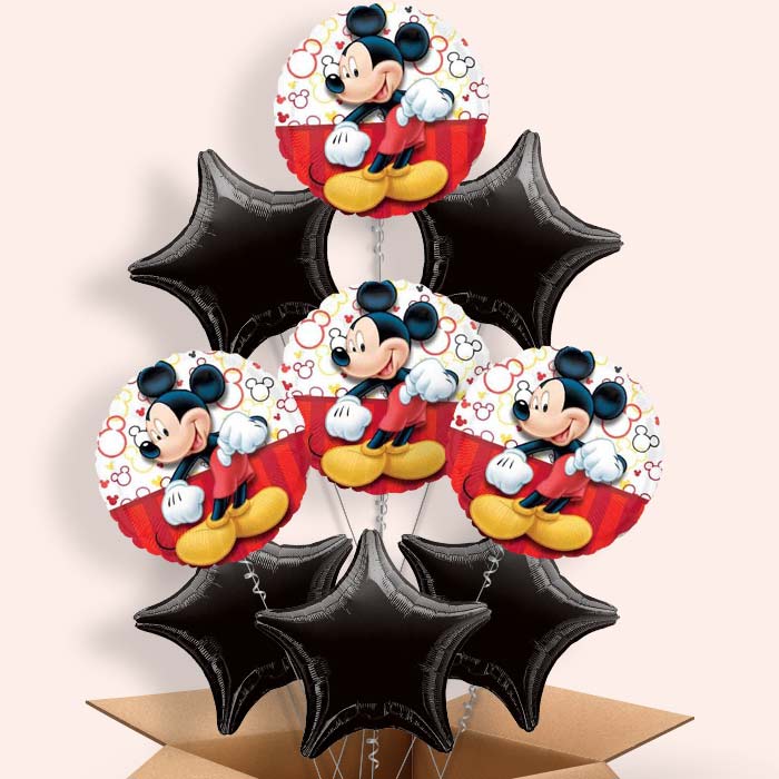 Mickey Mouse Foil Balloon in a Box (Red) - 9 Balloon | Small Indoor Plants