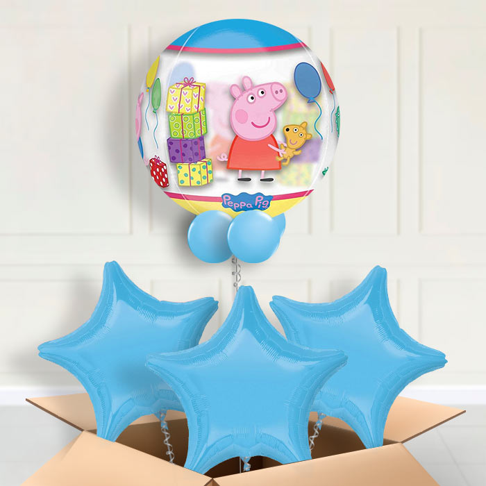 Peppa Pig Orbz Balloon in a Box - Orbz Balloon with 3 Balloons | Small Indoor Plants