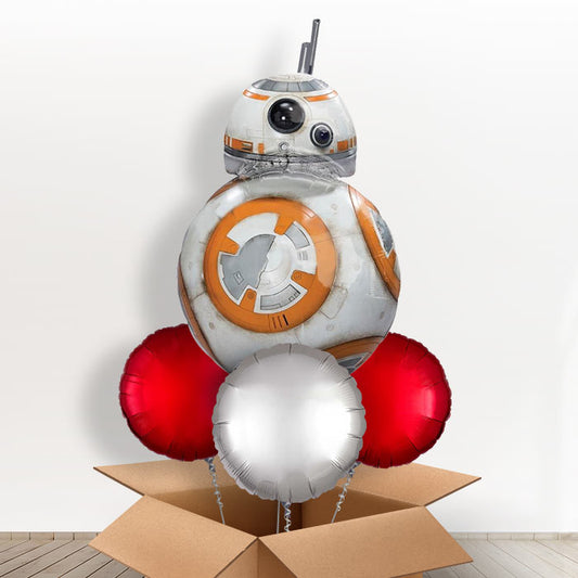Giant BB8 Balloon in a Box Gift - With 3 Themed Balloons | Small Indoor Plants