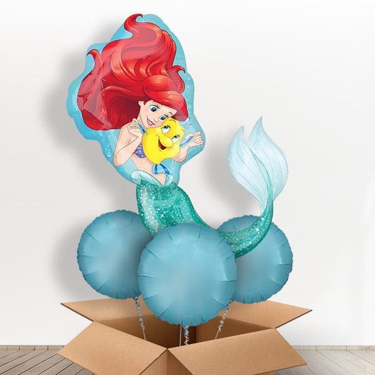 Giant Ariel Shaped Balloon in a Box - With 3 Themed Balloons | Small Indoor Plants
