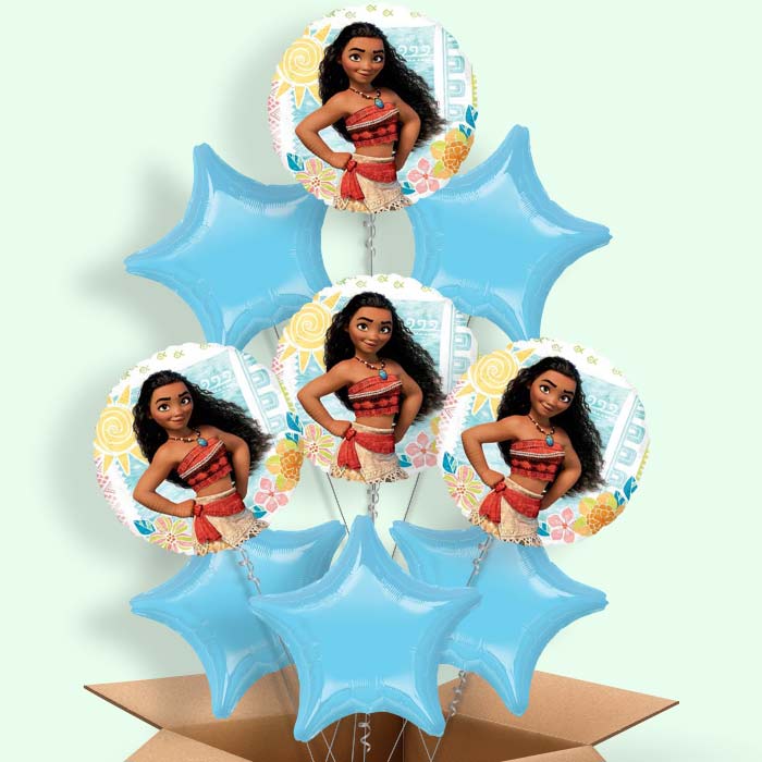 Moana Balloons in a Box - 9 Balloon | Small Indoor Plants
