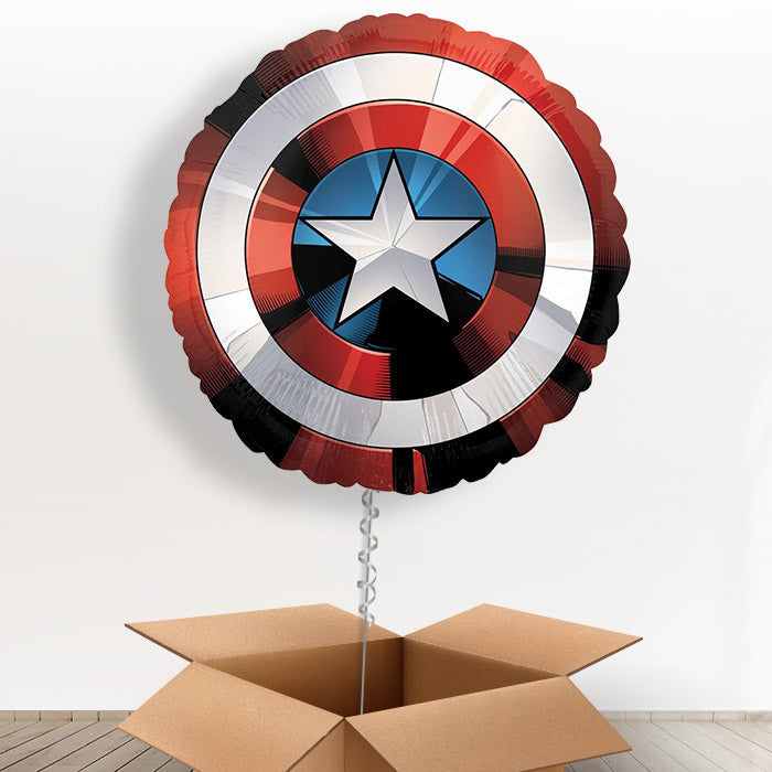 Captain America Helium Balloon in a Box - Giant Balloon | Small Indoor Plants