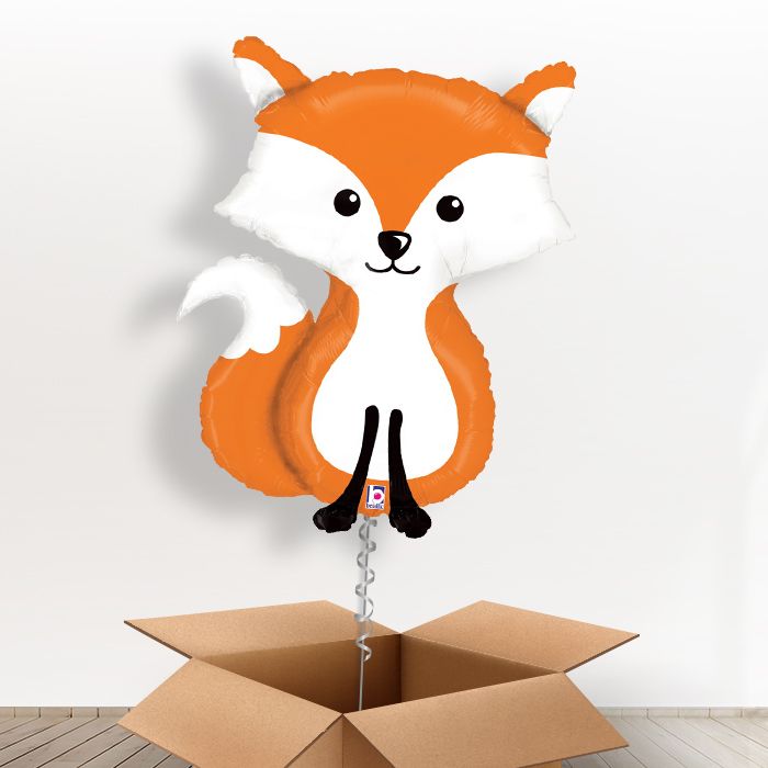 Fox Giant Balloon in a Box Gift - Giant Balloon | Small Indoor Plants